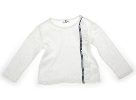 ペアレンツドリーム Parents Dream Tシャツ・カットソー 110 女の子 ホワイト/ネイビーライン 子供服 ベビー服 キッズ アウトレット ユーズド 【中古】キッズ・ベビー・マタニティ