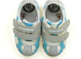 ルコックスポルティフ le coq sportif スニーカー 靴13cm〜 男の子 ブルー・ホワイト・グレー・羽 子供服 ベビー服 キッズ アウトレット ユーズド 【中古】キッズ・ベビー・マタニティ