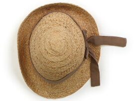 プティマイン petit main 帽子 Hat/Cap 女の子 ベージュ　ブラウン 子供服 ベビー服 キッズ アウトレット ユーズド 【中古】キッズ・ベビー・マタニティ