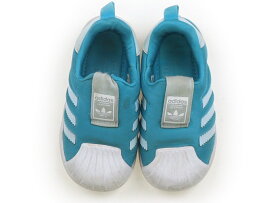 アディダス Adidas スニーカー 靴13cm〜 男の子 ターコイズブルー 子供服 ベビー服 キッズ アウトレット ユーズド 【中古】キッズ・ベビー・マタニティ
