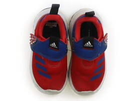 アディダス Adidas スニーカー 靴14cm〜 男の子 赤、青 子供服 ベビー服 キッズ アウトレット ユーズド 【中古】キッズ・ベビー・マタニティ