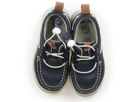 クラークス Clarks フラットシューズ・スリッポン 靴15cm〜 男の子 紺・白 子供服 ベビー服 キッズ アウトレット ユーズド 【中古】キッズ・ベビー・マタニティ