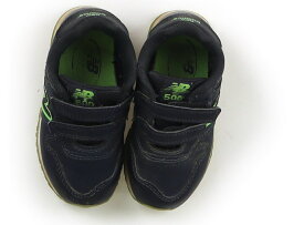 ニューバランス New Balance スニーカー 靴14cm〜 男の子 ネイビー・ライム 子供服 ベビー服 キッズ アウトレット ユーズド 【中古】キッズ・ベビー・マタニティ
