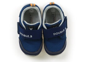 ダブルB Double B スニーカー 靴14cm〜 男の子 ダークブルー・ホワイト 子供服 ベビー服 キッズ アウトレット ユーズド 【中古】キッズ・ベビー・マタニティ