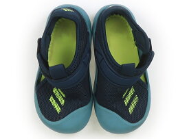 アディダス Adidas サンダル 靴14cm〜 男の子 ブルー・ネイビー・イエロー 子供服 ベビー服 キッズ アウトレット ユーズド 【中古】キッズ・ベビー・マタニティ