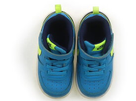ナイキ NIKE スニーカー 靴13cm〜 男の子 アクアブルー・ネオンイエロー・ネイビー 子供服 ベビー服 キッズ アウトレット ユーズド 【中古】キッズ・ベビー・マタニティ