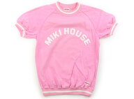 ミキハウス miki HOUSE トレーナー・プルオーバー 120 女の子 ピンク・ホワイト 子供服 ベビー服 キッズ …