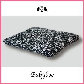 かわいいペットグッズ★送料無料 ペット クッション 犬用マット BABYBOO Dog Mat 洗えるかわいいマットタイプ アラベスコ【小型犬用】ライトグリーン