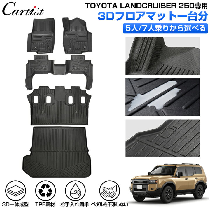 楽天市場】＼楽天1位／【即納】Cartist トヨタ 新型 ランドクルーザー  
