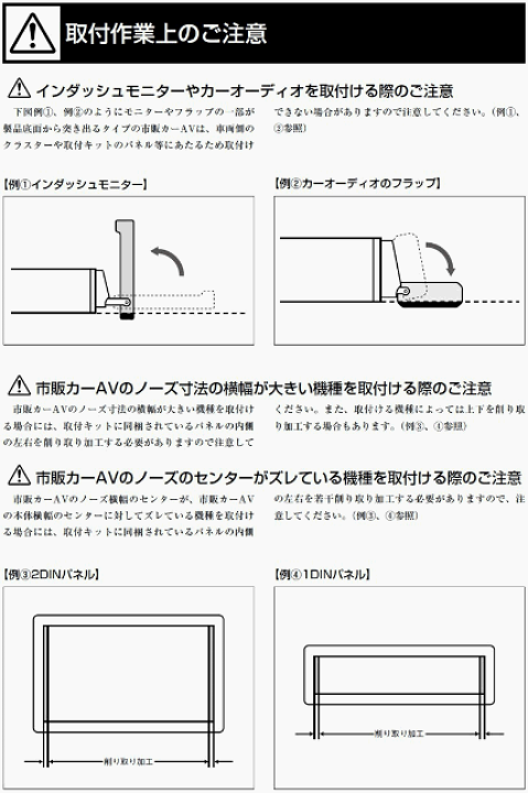 ナビ本体＋取り付けキット 楽天市場】カーナビゲーション取付キット トヨタ