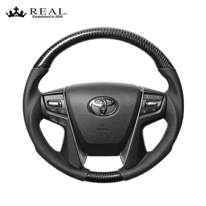 楽天市場】REAL ステアリング クラウン ロイヤル 210系 トヨタ 