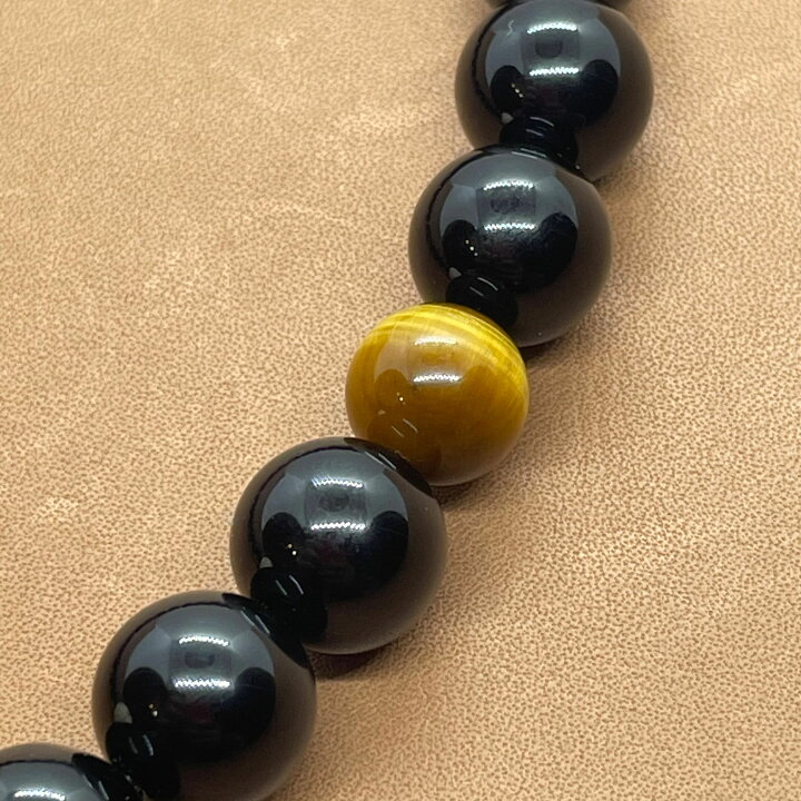 楽天市場】☆畫骨CARVEX☆日本製 オニキス 虎の目 念珠 12mm 手彫り 