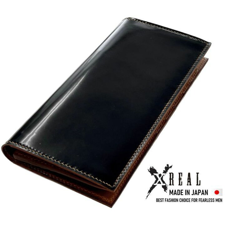楽天市場】☆XREAL☆ 日本製 長財布 ROCADO（ロカド）シェルコードバン  