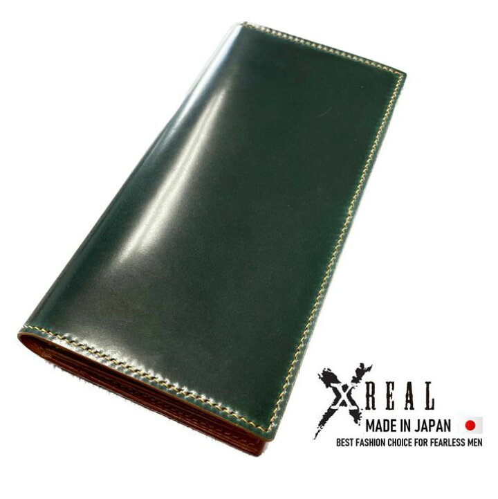 楽天市場】☆XREAL☆ 日本製 長財布 ROCADO（ロカド）シェルコードバン  