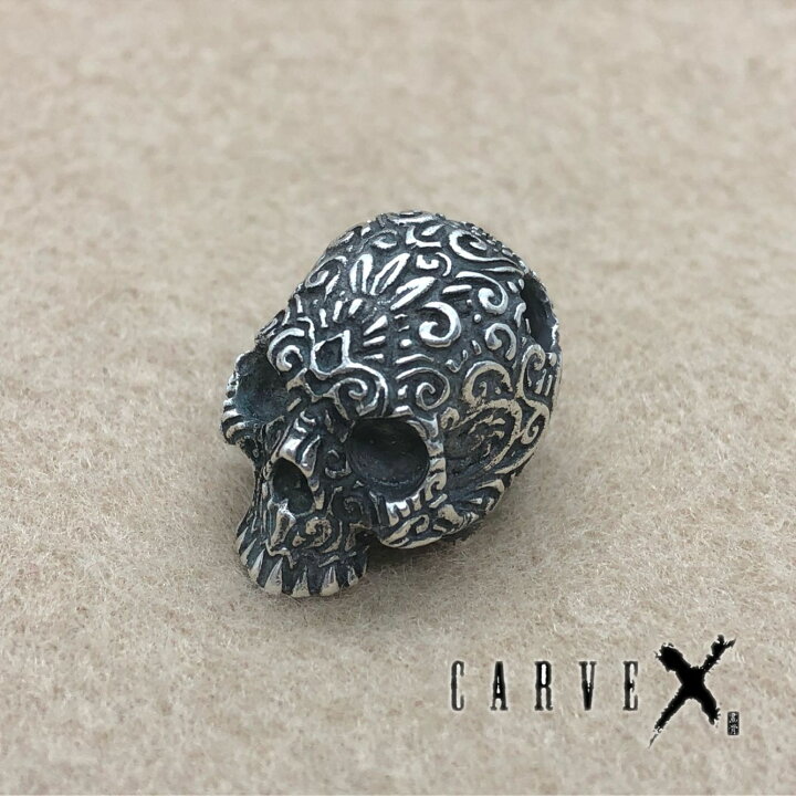 楽天市場】【ハンドメイド】 唐草 スカル ペンダント ジュエリー メン  