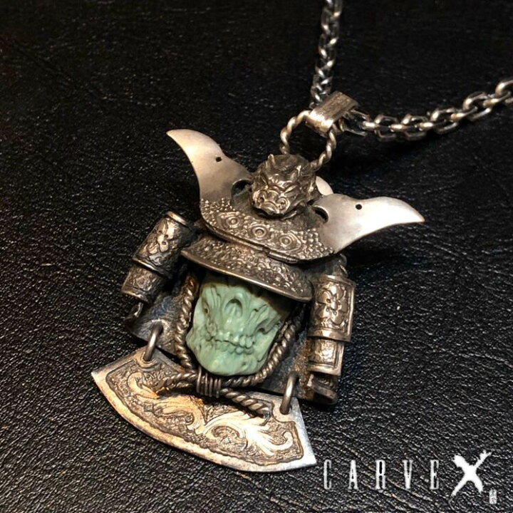 楽天市場】【ハンドメイド】 スカル ペンダント 侍の魂 純銀 シルバー 