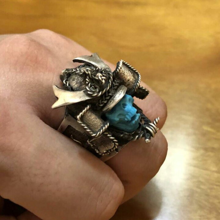 鬼デビルスカルRING ♯21号 silver925 指輪・リング しゅう 通販  