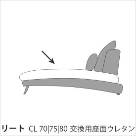 【通常宅配便】 交換用ウレタン 高密度 シェーズロング(CL)/リート用 カバー別売【受注生産品】