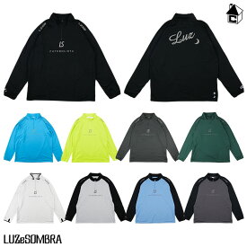 【 ポイント 11倍 】ルースイソンブラ ジャージトップス/LS 2WAY HALF ZIP TOP LUZeSOMBRA〈 ハーフジップトップ トレーニング 裏起毛 〉F2011138