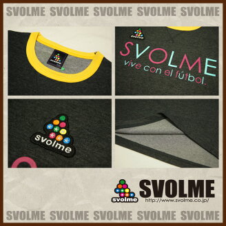 svolme【スボルメ】杢天竺ロングTシャツK(キッズ)〈サッカーフットサルTシャツ長袖ジュニア〉133-07610