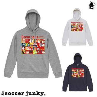 SoccerJunky【サッカージャンキー】ジップパーカー闘争心+1〈サッカーフットサルスエットスウェットパンディアーニ君〉SJ15508
