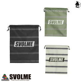 svolme【スボルメ】BORDERロゴシューズ袋〈フットサル シューズケース スパイクケース 小物入れ ボーダー〉1213-88729