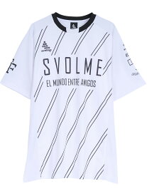 ストライプストライプTRトップ24SDG スボルメ svolme〈 サッカー フットサル ゲームシャツ プラクティス ユニフォーム プラシャツ UVカット トレーニング ドライメッシュ 吸水速乾 〉1241-23100