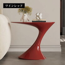 楽天市場】ガラステーブル 丸（カラーレッド）（インテリア・寝具 