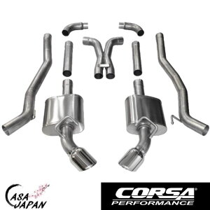 Corsa V{[ J} SS 6.2L V8 2010~2015N N[y M/T GFXȂp +6hp LbgobN XTREME }t[ GL][Xg T304XeX RT +BS