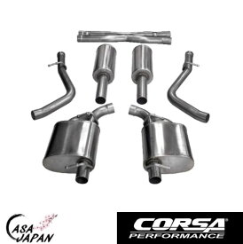 Corsa ダッジ チャージャー R/T クライスラー 300C 5.7L V8 2015~2016年 キャットバック XTREME マフラー エキゾースト T304ステンレス コルサ +BS