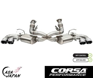 Corsa �V�{���[ �R���x�b�g C8 6.2L LT2 V8 2020~2022�N AFM�ENPP�T�E���h�R���g���[���p �L���b�g�o�b�N +18hp �}�t���[ �G�L�]�[�X�g T304�X�e�����X �R���T +BS