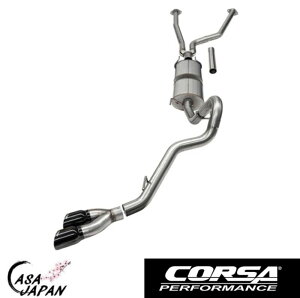 Corsa �g���^ �^���h�� 3.4L V6 �_�u���L���u �N���[�}�b�N�X�L���u 2022~2025�N SPORT �L���b�g�o�b�N �}�t���[ �G�L�]�[�X�g T304�X�e�����X �u���b�NPVD�`�b�v �R���T +BS