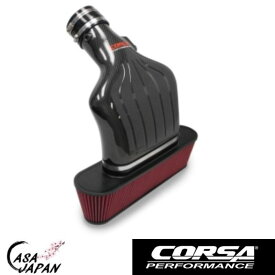 Corsa シボレー コルベット C6 LS3 6.2L 2008~2013年 Z06 LS7 7.0L 2006~2013年 カーボンファイバー エア インテーク エアクリーナー ドライフィルター +21hp コルサ +BS