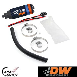 Deatschwerks ���Y �j�b�T�� �t�F�A���f�BZ Z32 300ZX �X�J�C���C�� GTR R32 R33 R34 2.5L 2.6L 3.0L 1989~2007�N DW420 420lph ��e�� �K�\���� �R�� �|���v �L�b�g �t���[�G�� �e��:420/h �C���^���N�^�C�v �f�b�`��