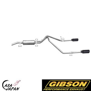 Gibson �_�b�W ���� RAM 1500 �s�b�N�A�b�v 5.7L 2009~2018�N �n��+15hp�A�b�v �}�t���[ �G�L�]�[�X�g �f���A�� �X�e�����X DUAL SPLIT �u���b�N�`�b�v �M�u�\�� +BS