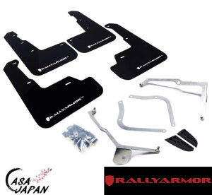 Rally Armor �X�o�� WRX S4 STI VA VAB VAG �Z�_�� 2014~2021�N �u���b�N�E�z���C�g �����[�A�[�}�[ �X�v���b�V�� �K�[�h �}�b�h �t���b�v +BS