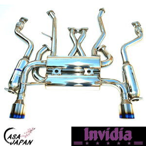 INVIDIA Y jbT CtBjeB G37 V36 3.7L N[y 2008~2015N LbgobN }t[ GL][Xg T304XeX VO C[`^u[`bv CrfBA GEMINI +BS