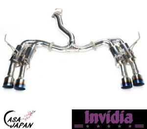 INVIDIA Xo WRX S4 VAG STi VAB VA 2.0L ^[{ 2014~2021N LbgobN }t[ GL][Xg T304XeX `^u[`bv CrfBA Gemini R400 +BS