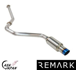 Remark スバル WRX S4 VBH 2.4L VB 2022年~ リマーク キャットバック 4.5inchシングルウォール出口 R1 SPEC マフラー エキゾースト T304ステンレス チタンブルーチップ 爆音 +BS