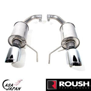 Roush フォード マスタング Mustang 3.7L V6 2.3L エコブースト Ecoboost 2015~2022年 アクセルバック エキゾースト マフラー ステンレス ラウシュ +BS