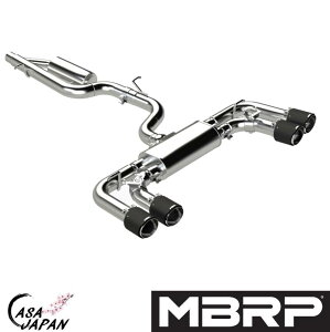 MBRP VW Golf R �S���tR MK8 L4 2.0L AWD AT/MT 2022�N~ �A�N�e�B�u�G�L�]�[�X�g�p �L���b�g�o�b�N �}�t���[ �G�L�]�[�X�g �X�e�����X STREET �J�[�{���t�@�C�o�[�`�b�v +BS