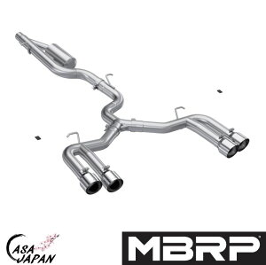 MBRP AEfB S3 AWD AT (S-Tronic) 2.0 TFSI L4 2022N~ LbgobN }t[ ouf[g GL][Xg T304XeX |bV`bv RACE +BS