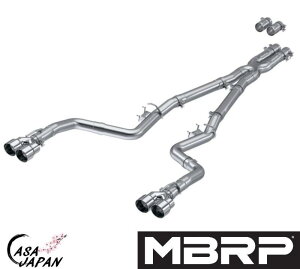 MBRP �_�b�W �`�������W���[ HEMI 2017�N~ 5.7L 2015~2022�N 6.2L 6.4L V8 �}�t���[ �G�L�]�[�X�g �A���~���b�L�| T304�X�e�����X �`�b�v RACE R/T SRT Hellcat Scat Pack 392 +BS