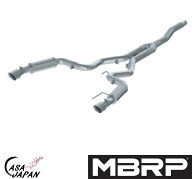 MBRP フォード マスタング 2.3L エコブースト 2015~2026年 左右出し キャットバック マフラー エキゾース…