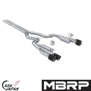 MBRP tH[h }X^O GT 5.0L V8 S650 2024N~ LbgobN }t[ GL][Xg ouȂ T304XeX J[{t@Co[`bv RACE +BS