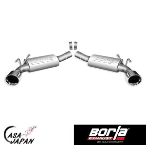 Borla V{[ J} SS 6.2L V8 2010~2013N AT/MT RWD 2hA N[y Ro[`u ANZobN Touring }t[ GL][Xg T304XeX |bV`bv {[ +BS