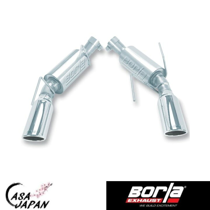 楽天市場】Borla フォード マスタング GT 4.6L V8 2010年 AT/MT RWD 2 