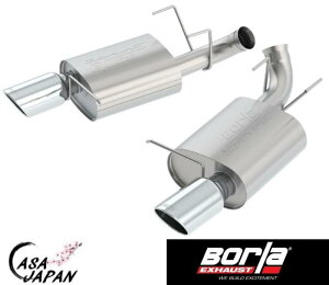 Borla tH[h }X^O GTEBoss 302 5.0L V8 2011~2012N AT/MT RWD 2hA N[yERo[`u ANZobN S-Type }t[ GL][Xg T304XeX {[ +BS