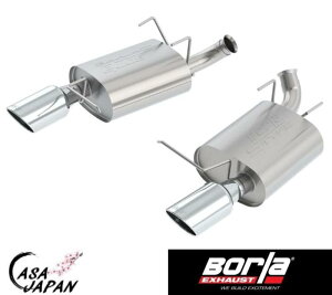 Borla tH[h }X^O 3.7L V6 2011~2014N AT/MT RWD 2hA N[y Ro[`u ANZobN S-Type }t[ GL][Xg T304XeX {[ +BS