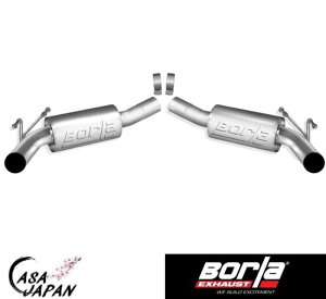 Borla V{[ J} SS GFXp 6.2L V8 2010~2013N AT/MT RWD 2hA N[y Ro[`u ANZobN S-Type }t[ GL][Xg T304XeX {[ +BS